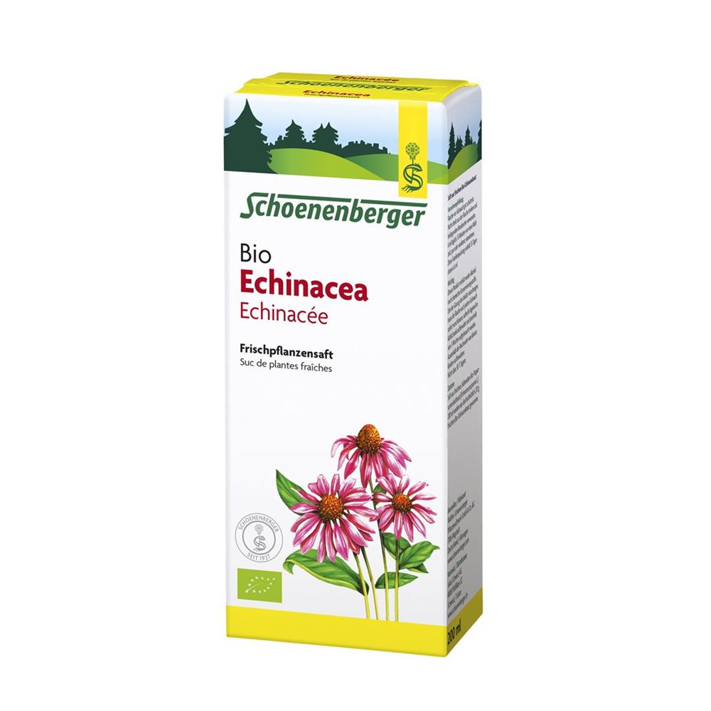 Schoenenberger Echinacée suc de plantes fraîches bio fl 200 ml