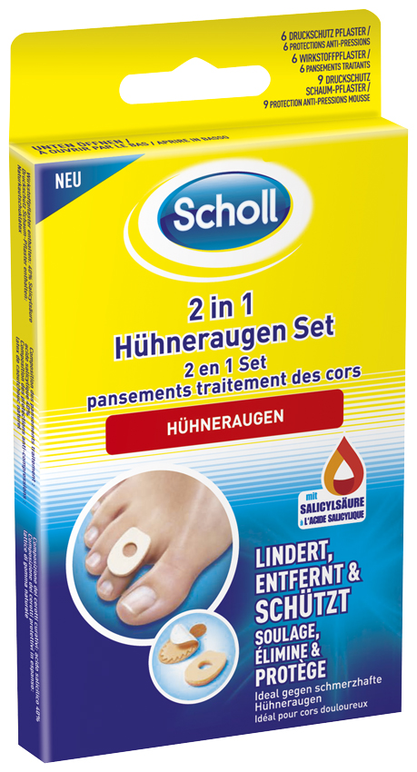 Image of Scholl 2in1 Hühneraugen Set