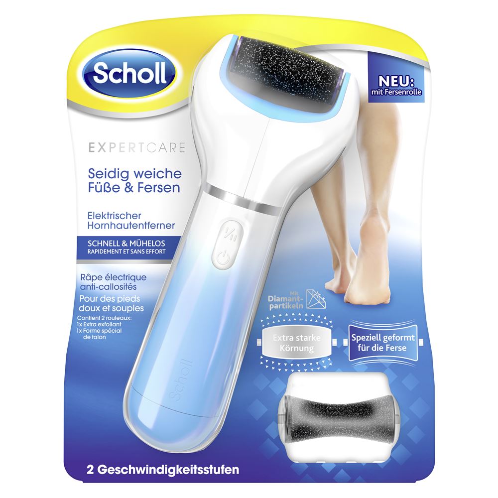 Scholl ExpertCare râpe électrique anti-callosités bleu