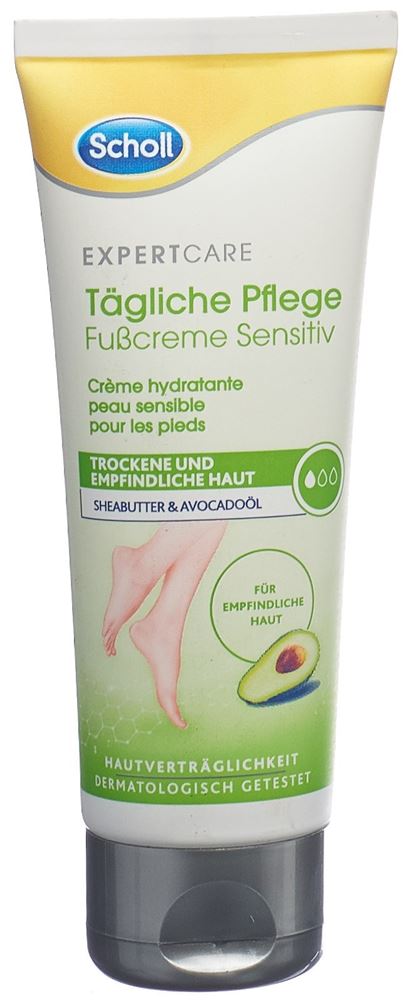 Image of Scholl ExpertCare Tägliche Pflege Fusscreme Sensitiv Tb 75 ml