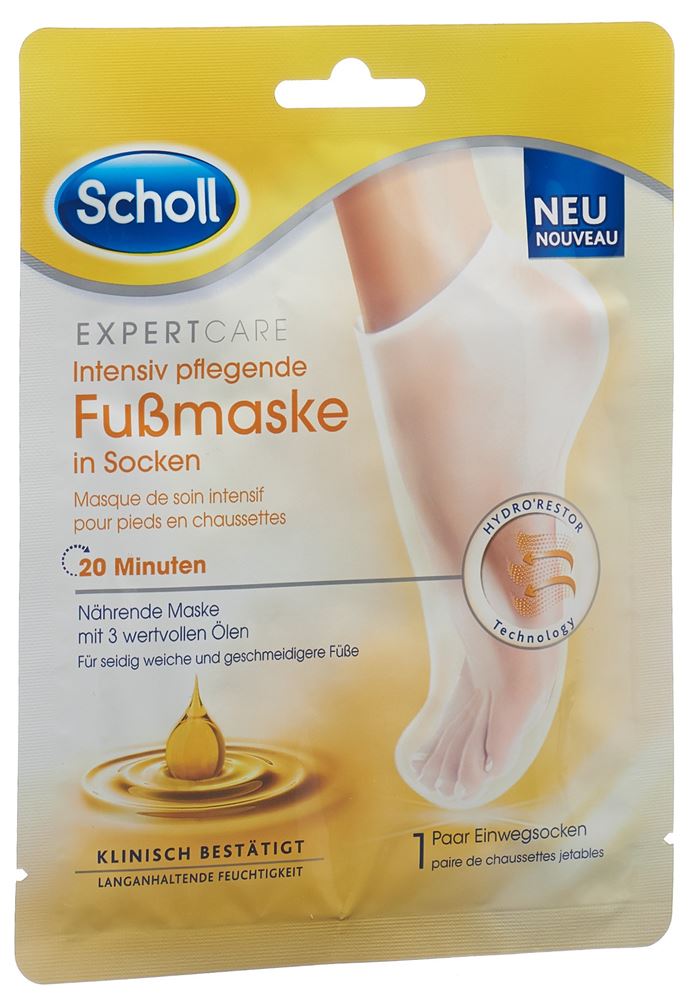 Image of Scholl Intensiv pflegende Fussmaske 3-fach Ölkomplex 2 Stk