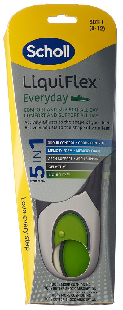 Image of Scholl LiquidFlex Einlegesohle L Everyday 1 Paar