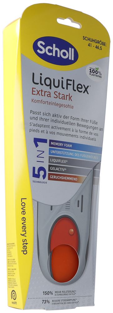Image of Scholl LiquidFlex Einlegesohle L Extra Support 1 Paar