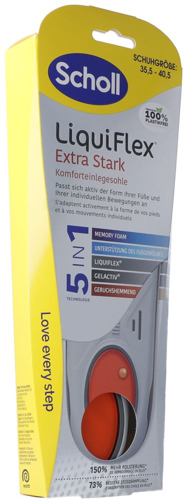 Image of Scholl LiquidFlex Einlegesohle S Extra Support 1 Paar