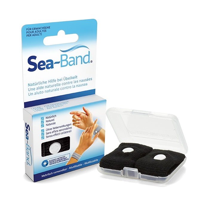 Sea-Band Akupressurband Erwachsene schwarz 1 Paar