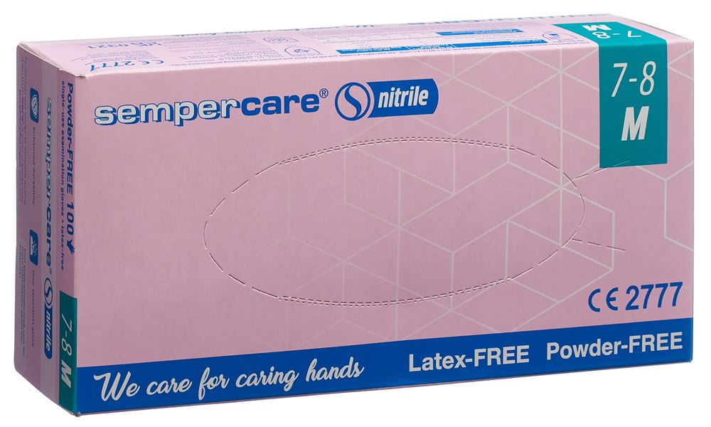 Image of Sempercare Handschuhe Nitril M puderfrei unsteril 100 Stk
