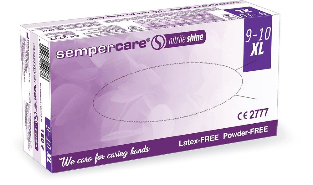 Sempercare Nitril Shine XL unsteril ungepudert 180 Stk