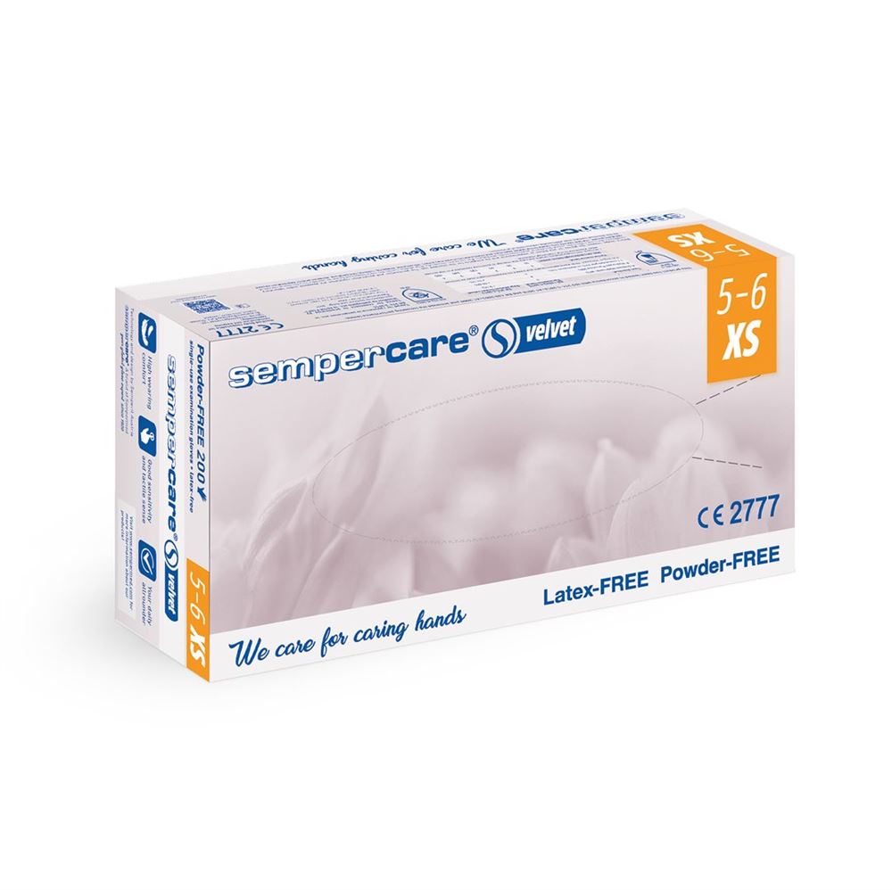 Sempercare velvet XS unsteril ungepudert 200 Stk