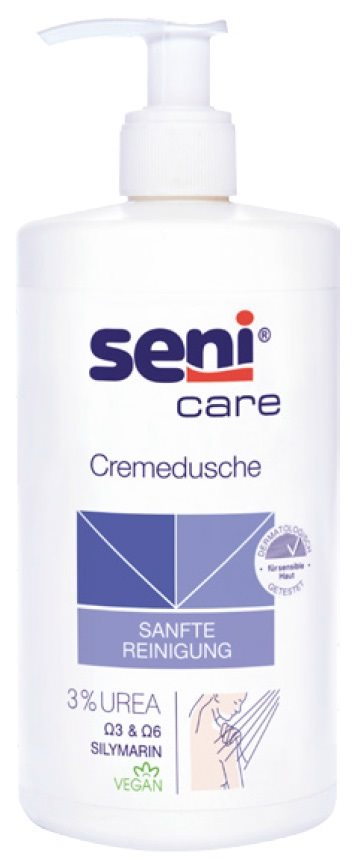 Image of Seni Care Cremedusche 3% Urea vegan Disp 500 ml