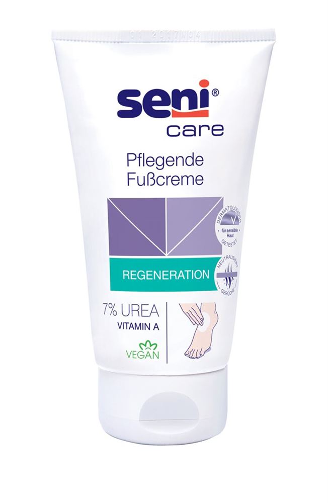 Seni Care crème pour pieds 7% d'urée vegan tb 100 ml