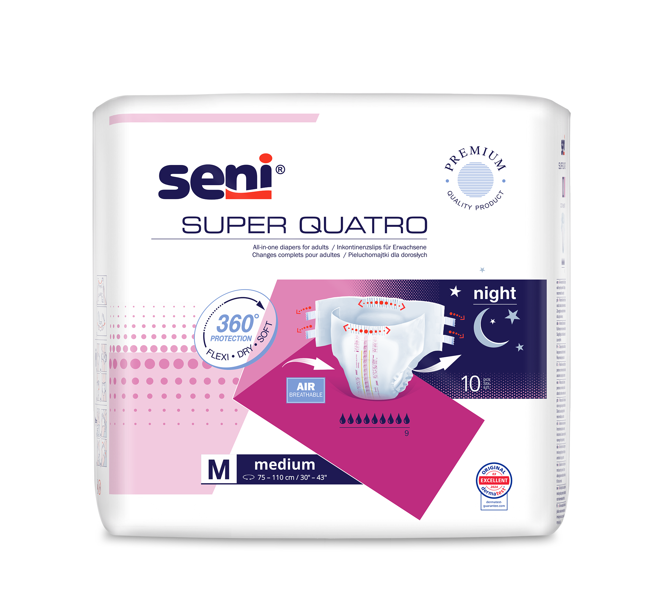 Seni Super Quatro M Btl 10 Stk