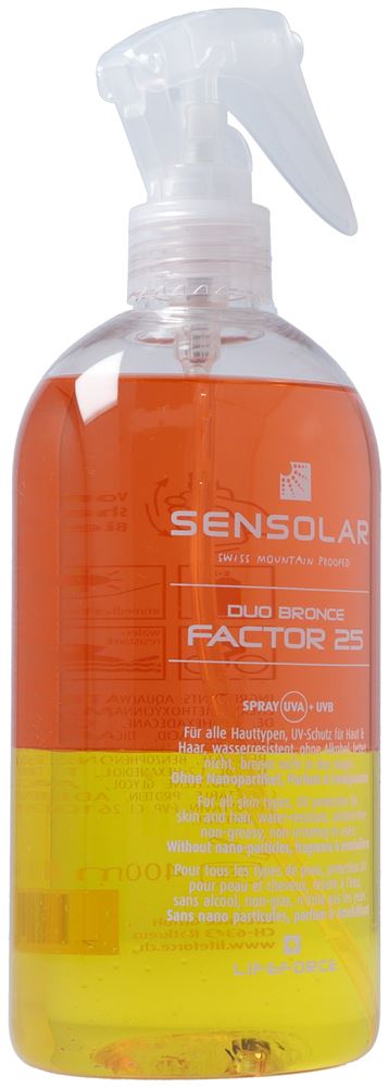 Image of Sensolar Sonnenspray Lsf25 ohne Emulgatoren 400 ml