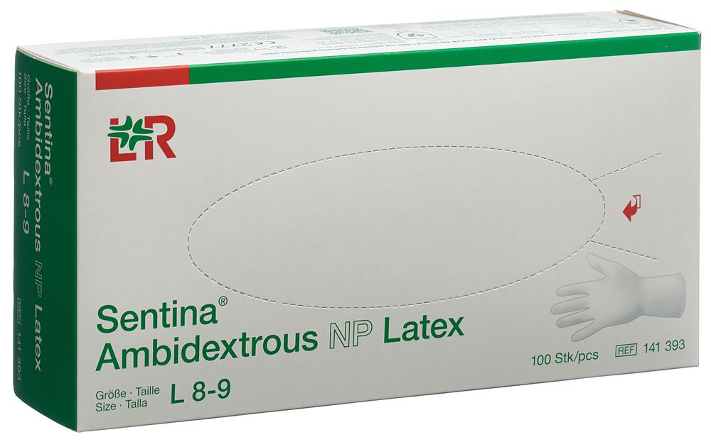 Sentina guanti L lattice 100 pz