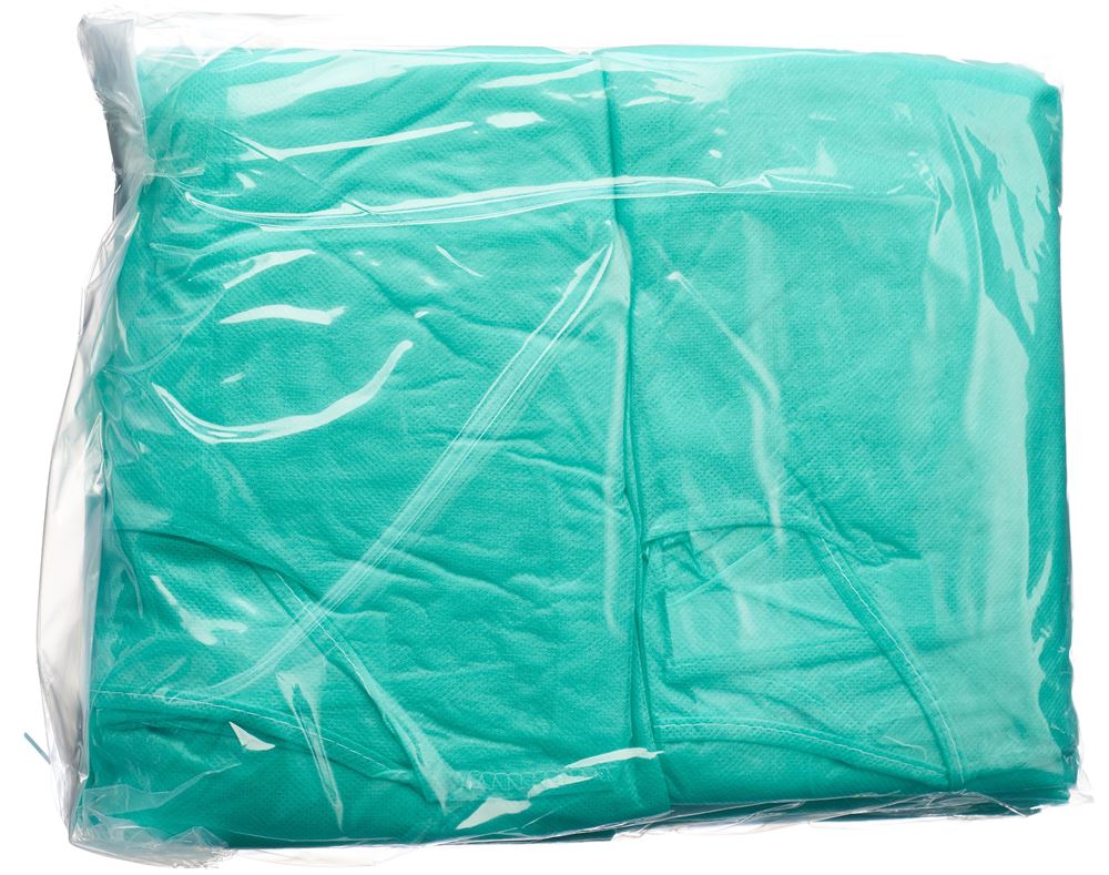 Sentina manteau de protection non stérile vert 60 pce