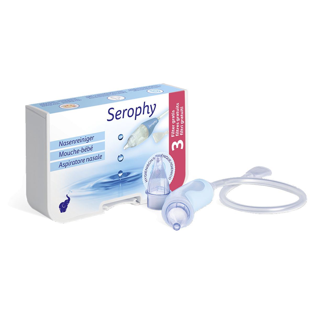 Serophy mouche-bébé inclus 3 filtres