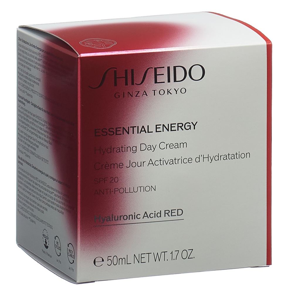 Shiseido Essential Energy Hydrating Day Cream SPF 20 50ml Femme