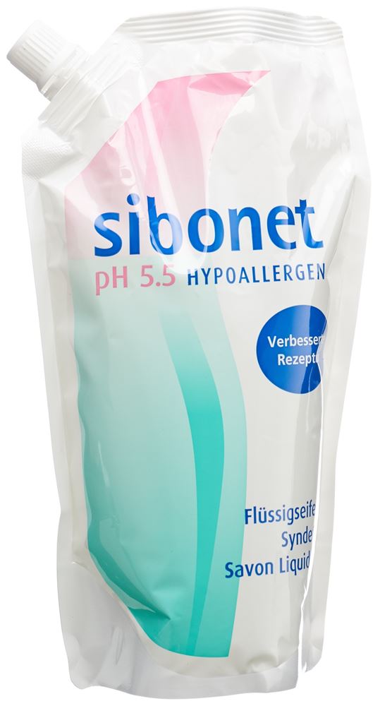 Sibonet savon liquide refill pH 5.5 hypoallergènique 500 ml