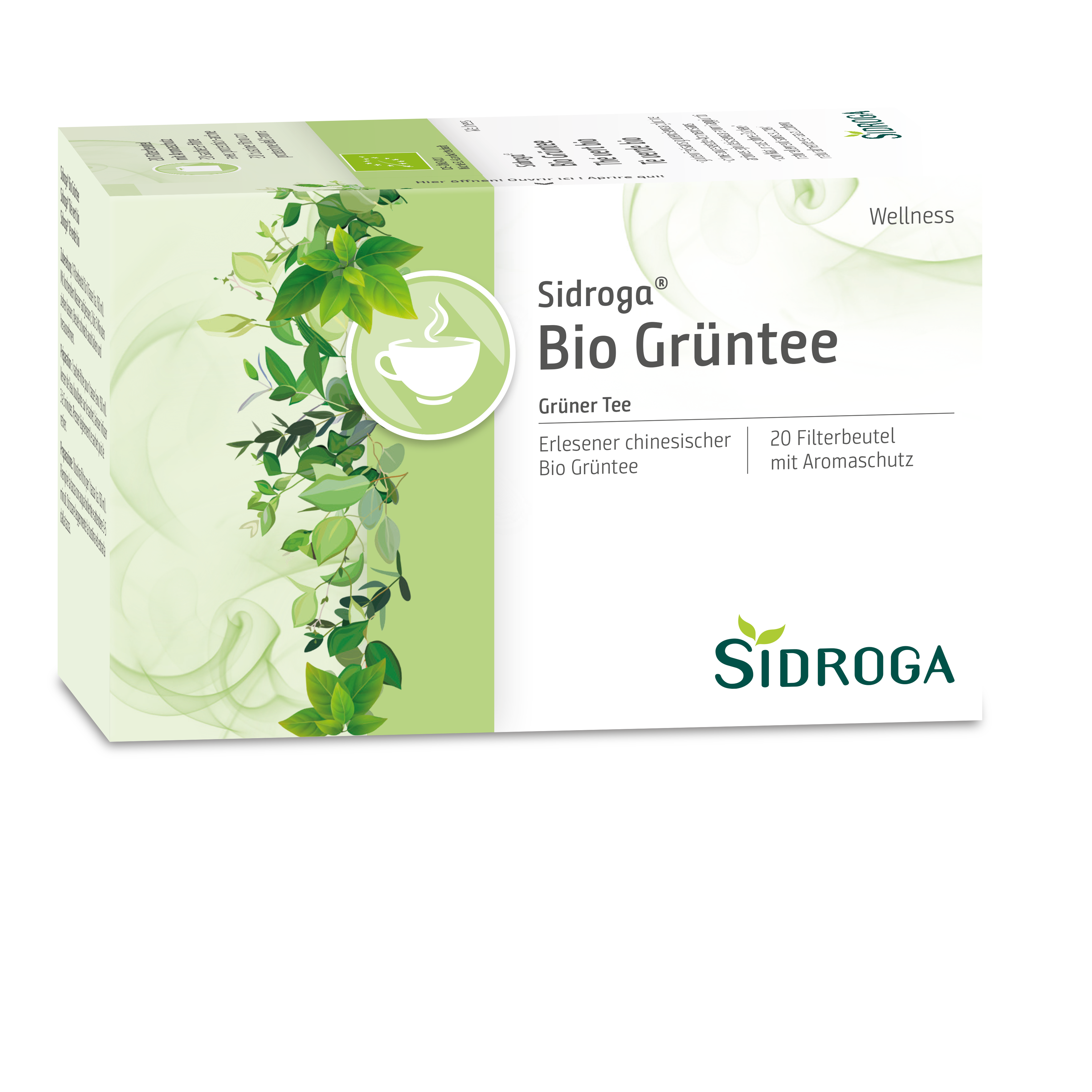 Sidroga tè verde bio bustine 20 pezzi