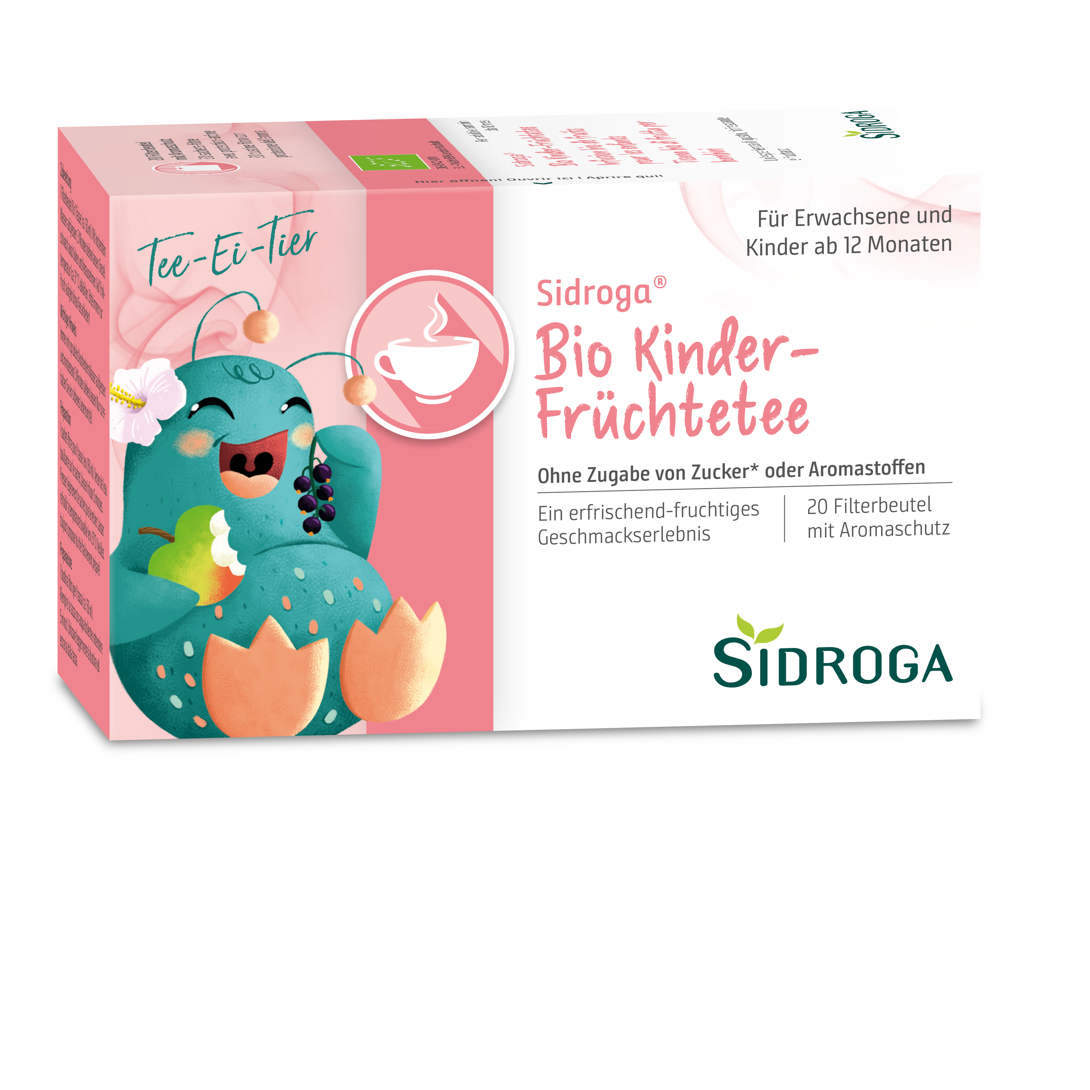 Sidroga infusion bio de fruits pour les enfants 20 sach 1.5 g