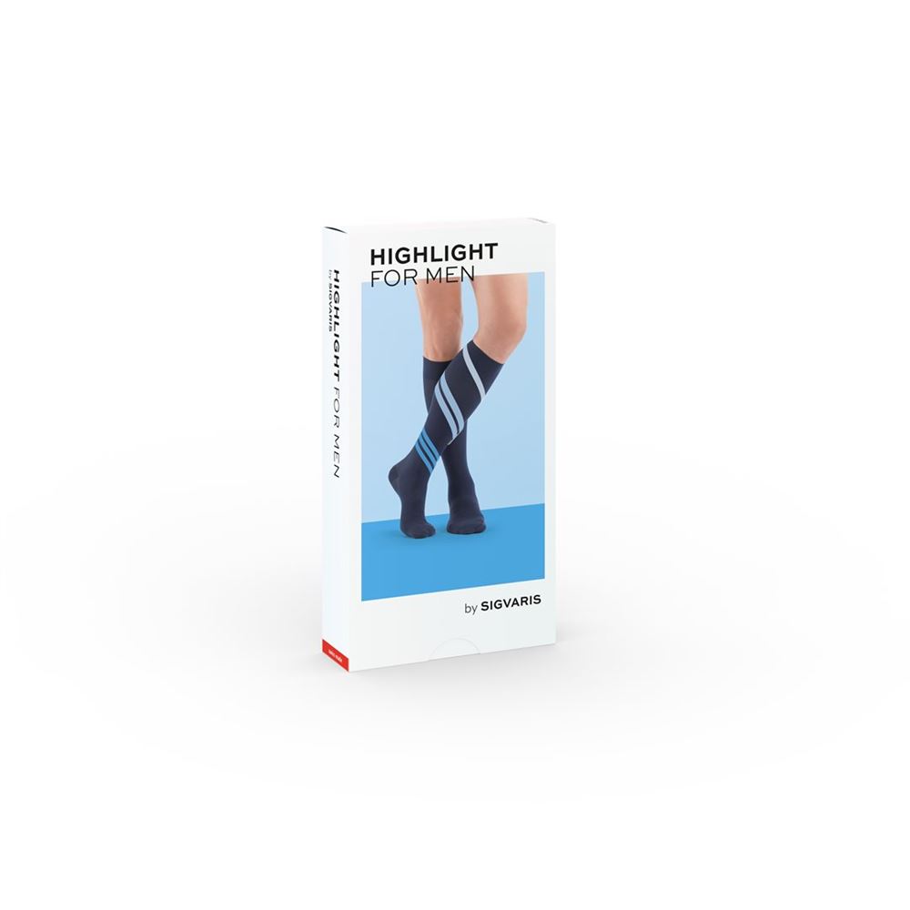 Image of Sigvaris Highlight Men A-D XL normal geschlossen anthracite 1 Paar