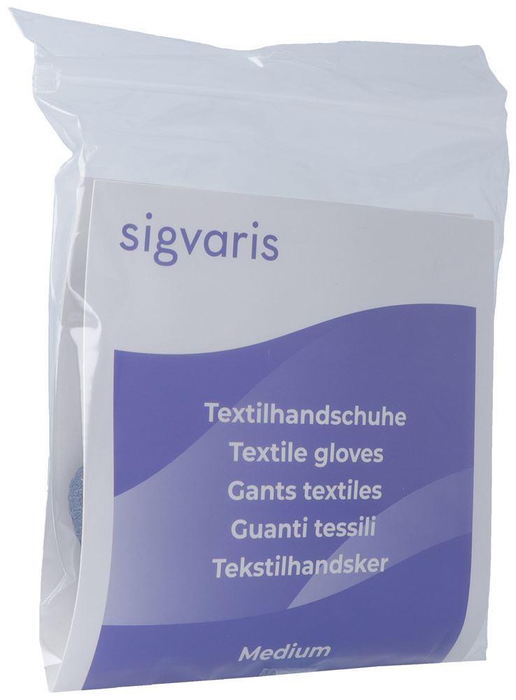 Sigvaris guanti tessili M 1 paio