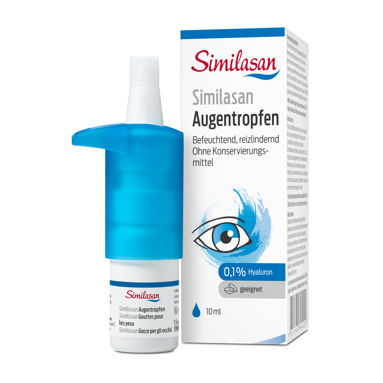 Similasan Gouttes pour les yeux 0.1 % Hyaluronate fl 10 ml