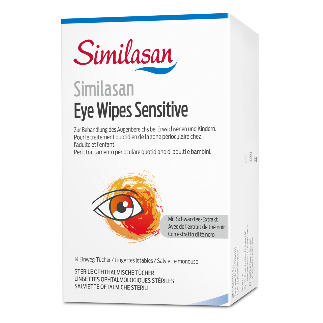 Similasan Eye Wipes Sensitive sach 14 pce