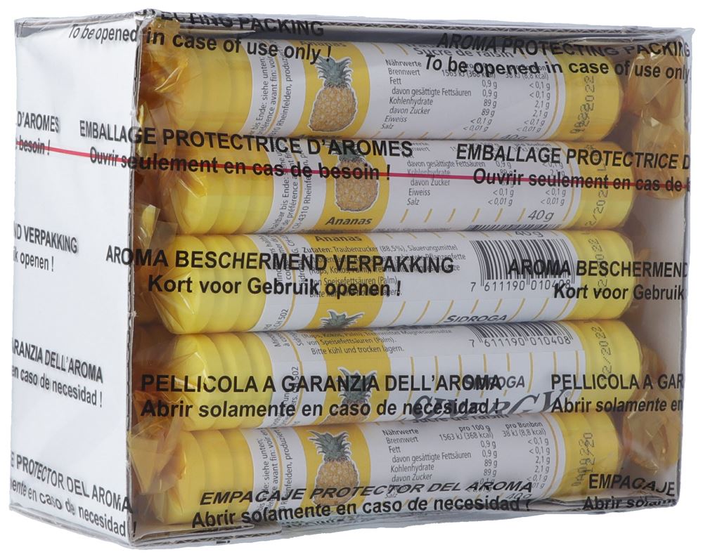 Image of Sinergy Traubenzucker Ananas 15 x 40 g