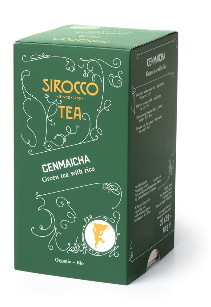 Sirocco sachets de thé Genmaicha 20 pce