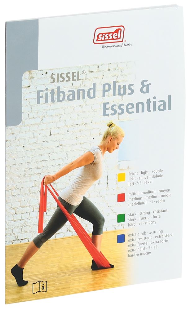 Image of Sissel Fitband 7.5cmx2m rot mittel