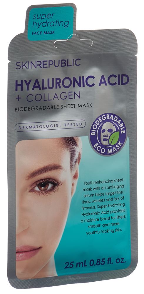 SKINREPUBLIC Hyaluronic Acid + Collagen Face Mask