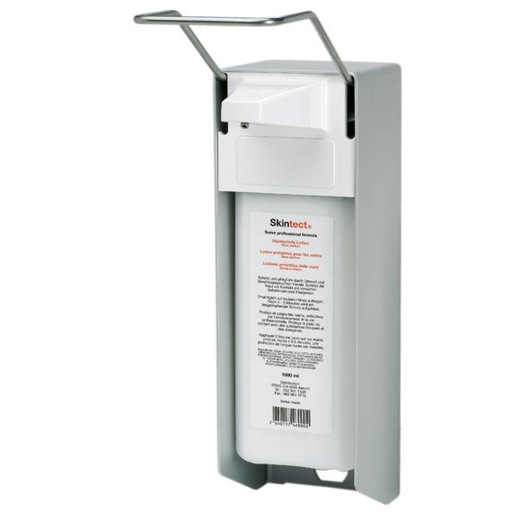 Image of Skintect Aluminium Wanddispenser für Flasche 1000ml