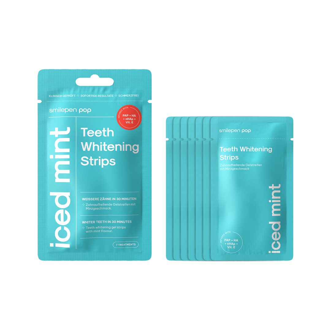Image of smilepen Pop Teeth Whitening Strips Iced Mint 20 x 14 Stk