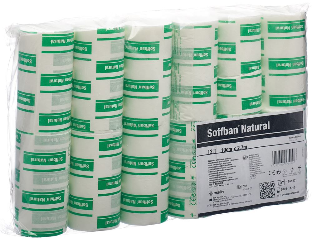 Image of Soffban Natur Polsterbinde 10cmx2.7m Box 12 Stk
