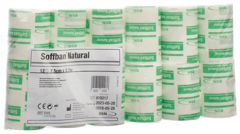 Image of Soffban Natur Polsterbinde 7.5cmx2.7m 12 Stk