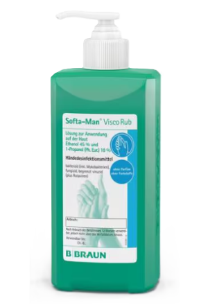 Softa-Man pure disinfettante per le mani con dosatore 500 ml