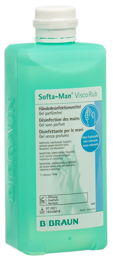 Image of Softa-Man ViscoRub Händedesinfektion alkoholisch Fl 500 ml
