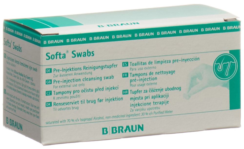 Softa Swabs tampons de purification 100 pce