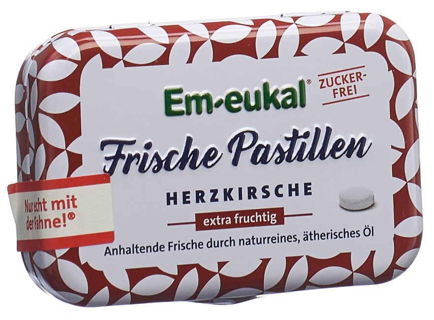 Image of Soldan Em-eukal Frische Pastillen Herzkirsche zuckerfrei mit Xylit Ds 20 g
