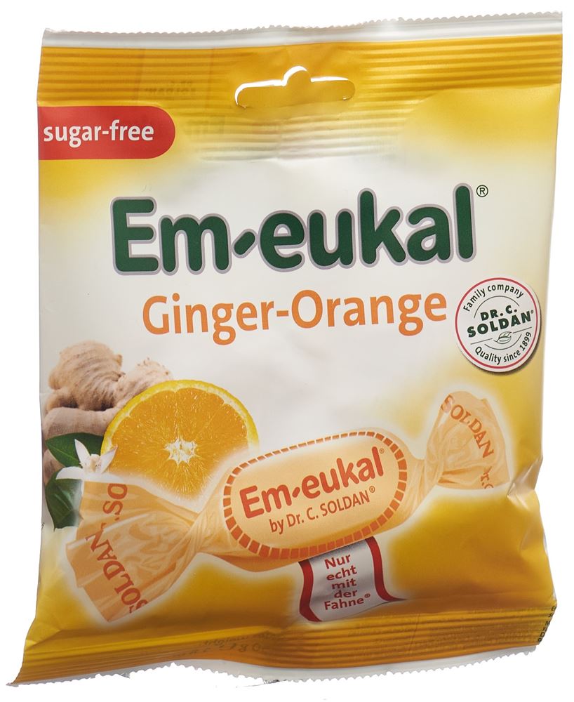 Image of Soldan Em-eukal Ginger-Orange zuckerfrei Btl 50 g