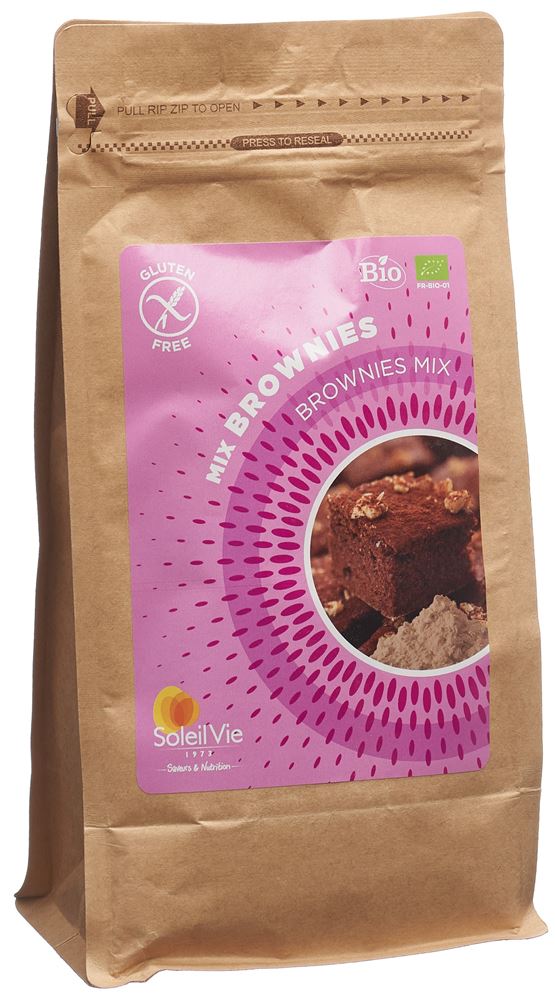 Image of Soleil Vie Brownies Mix Bio glutenfrei 500 g