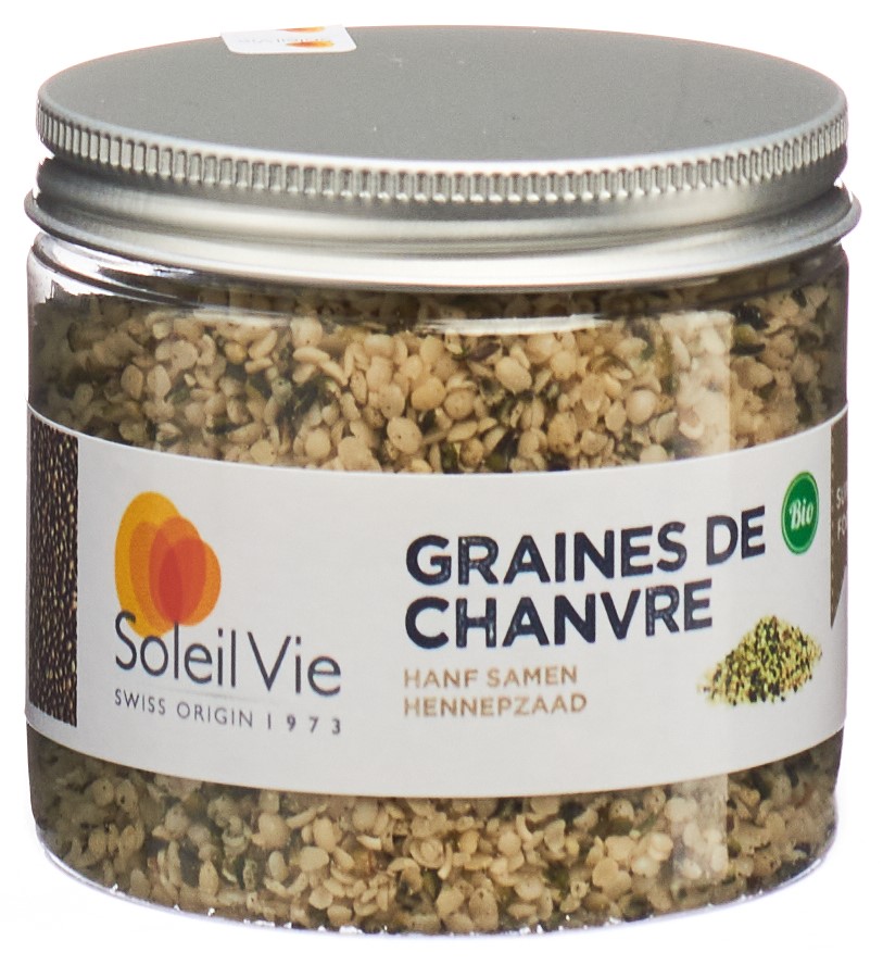 Soleil Vie graines de chanvre bio bte 120 g