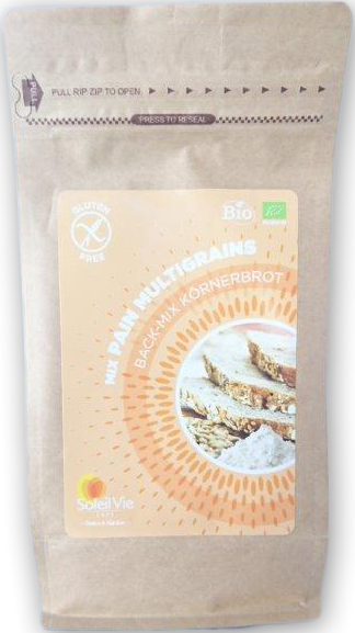 Image of Soleil Vie Mehrkorn Mix für Brot Bio glutenfrei 500 g