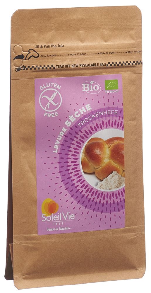 Image of Soleil Vie Trockenhefe Bio glutenfrei 50 g