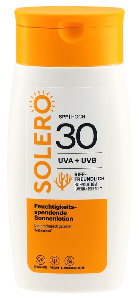 Solero Sonnenlotion feuchtigkeitsspendend Spf30 200 ml