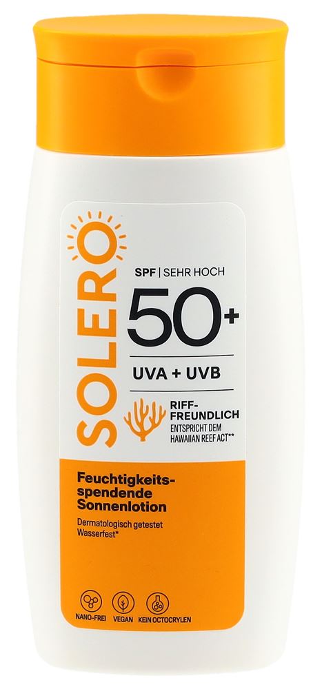 Solero Sonnenlotion feuchtigkeitsspendend Spf50+ 200 ml