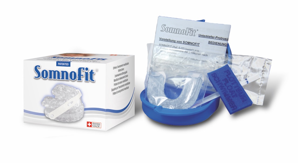 Somnofit tutore mandibolare contro russamento e apnea