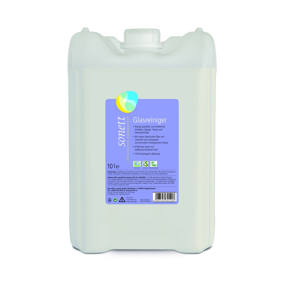 Sonett produit pour vitres 10 lt