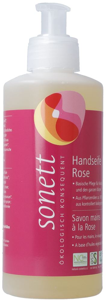 Sonett savon mains rose dist 300 ml