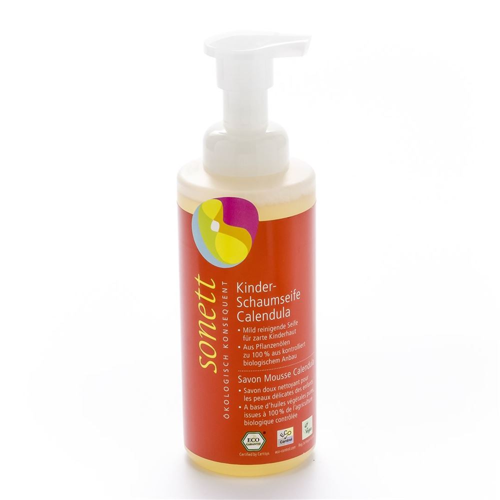 Sonett savon mousse calendula pour enfants 200 ml